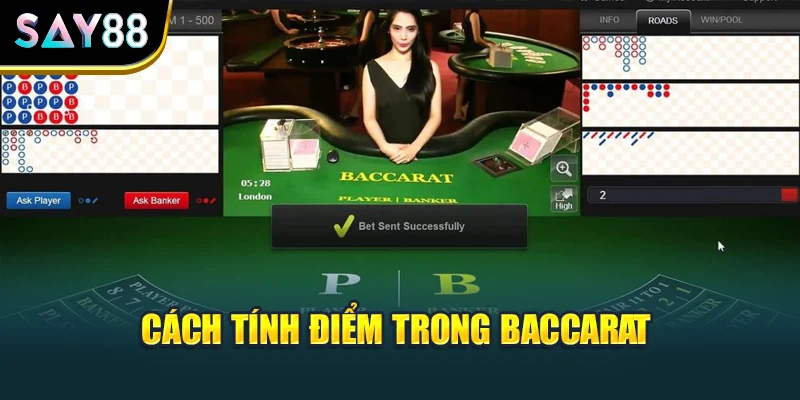 Cách tính điểm trong baccarat