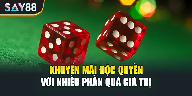 Khuyến mãi độc quyền với nhiều phần quà giá trị